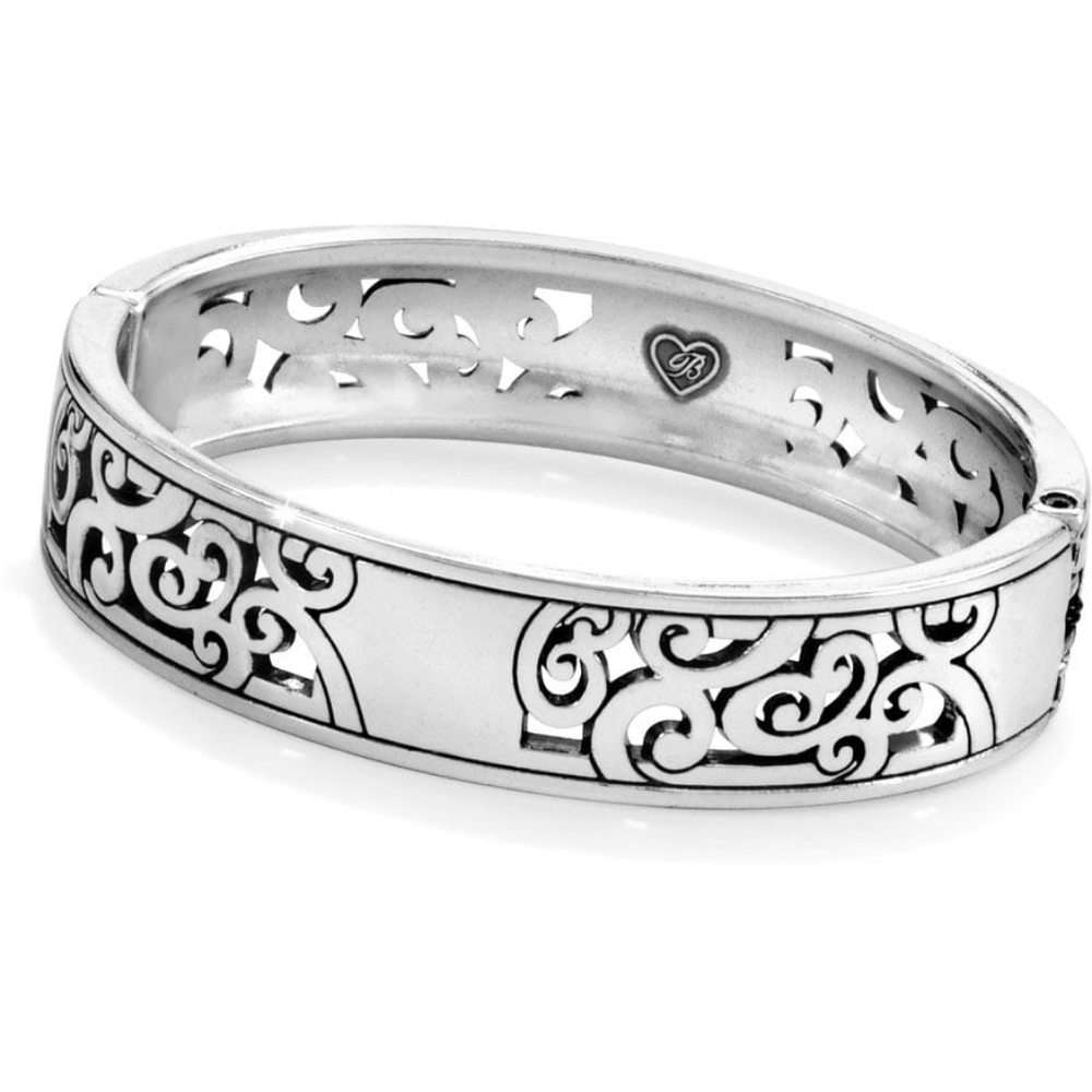 $52 Brighton "MINGLE" Collection Modern Scrolled & Swirled Hinged Bracelet!